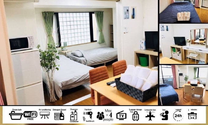 Shikitsuhigashi Apartamento | Racine Namba 602 An inn where reservations cannot - Racine Namba 602 / Osaka Ōsaka
