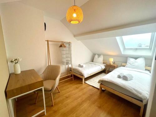 Erfurt Apartamento | RAHA Apartments - Ihr Rückzugsort mit Panoramablick - HBF - Vollausstattung - Privat Parkplatz