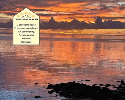 Moorea-Maiao Casa | Raihau Lodge - Climatisation, Fibre, Accès Plage, Parking Privé