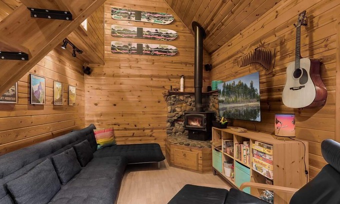 Gold Bar Cabina | Rancho Relaxo with mountain view, covered outdoor area, fire pit, MUST SEE!