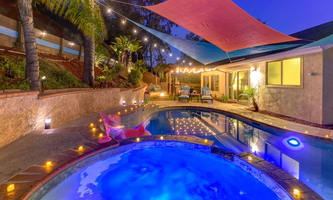 Rancho San Diego Casa | Rare SD Property! Heated Pool/Jacuzzi/Fire Pit!