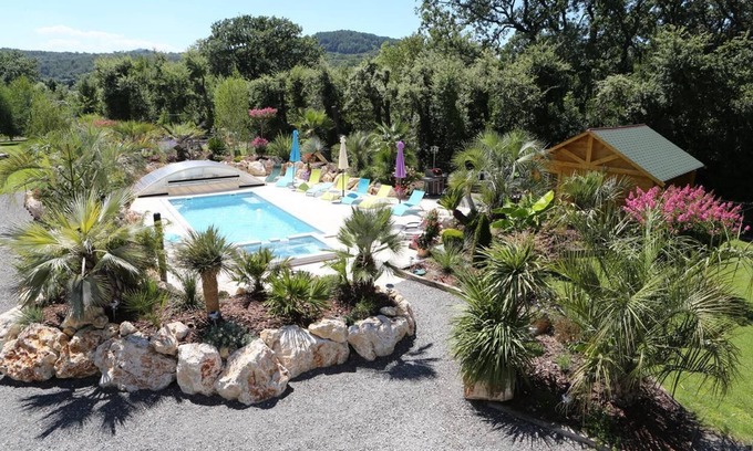 Boisset-et-Gaujac Casa | Villa des Baumes - 4 estrellas