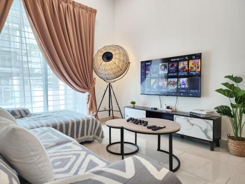 Rawang Casa | Rawang Home near Aeon 15 Pax WIFI Game Smart TV