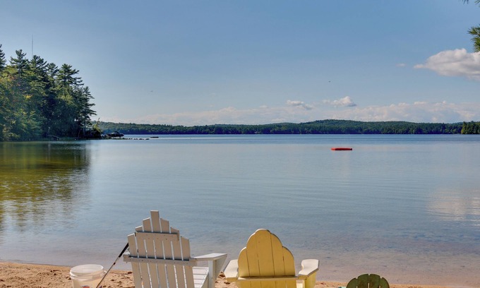Raymond Cabina | Raymond Getaway w/ Private Beach & Boat Dock!