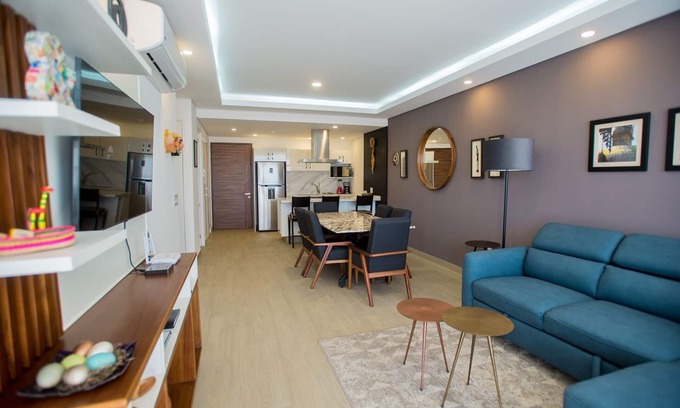 Zapopan Condominio | Real View Towers in Real Center Plaza, Delightful 5th floor 1BR, Zona Real,