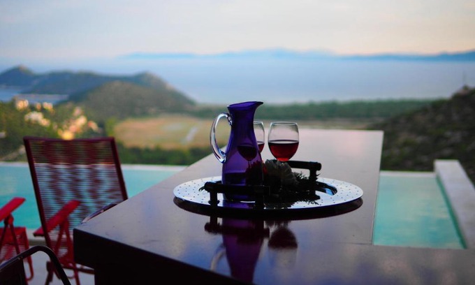 Marathon Villa | Red Grey Sea View Villa