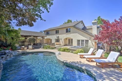 Sunset Casa | Redding Getaway with Hot Tub and Outdoor Kitchen!