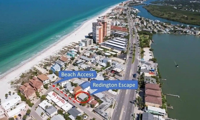 Redington Shores Cabaña | Redington Escape Unit A - Just Steps from the Beach!
