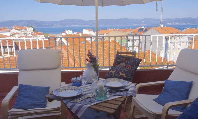Porto do Son Condominio | TARIFAS REDUCIDAS en SEPTIEMBRE FABULOSO DÚPLEX. TERRAZA Y VISTA AL MAR.