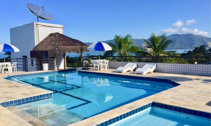 Lagoinha Apartamento | REF # 802-Kendy Flats-Pool en la azotea con vista al mar-Planta baja