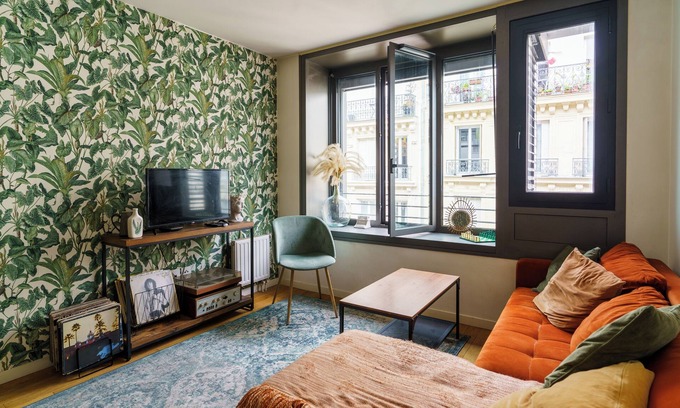 Quartier de la Chapelle Apartamento | Refreshing 1BD Retreat, near Canal Saint Martin