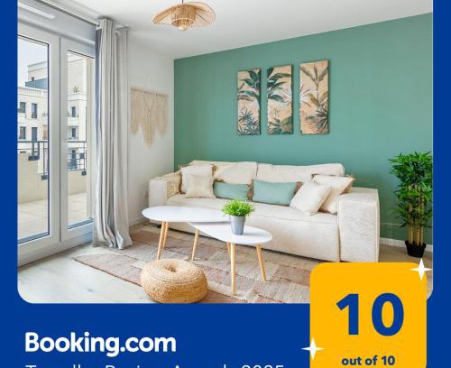 Saint-Ouen Apartamento | Refuge Naturel au Cœur des Docks by So Homy - 1 Bed Room 4 PAX