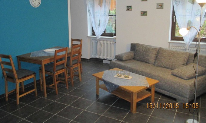 Weissenstadt Apartamento | Reiterhof Finkenmühle Fewo Krümel - Ferienwohnung Krümel