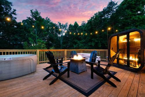 Sevierville Casa | Relax and Recharge Sauna Hot Tub and Gym