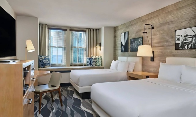 Little Italy Hotel | Relax in a Classic Double Room in Hotel Republic - Close to Harbor Broadway