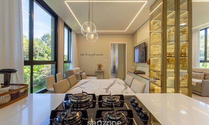 Jurere Apartamento | Relax in Jurere Just 450m From the Beach Vlj204