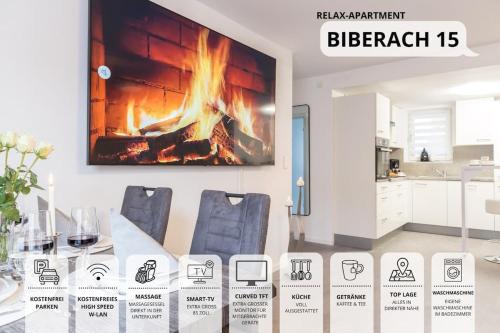 Bergerhausen Apartamento | RelaxApartment 15 Massagesessel SmartTV Küche