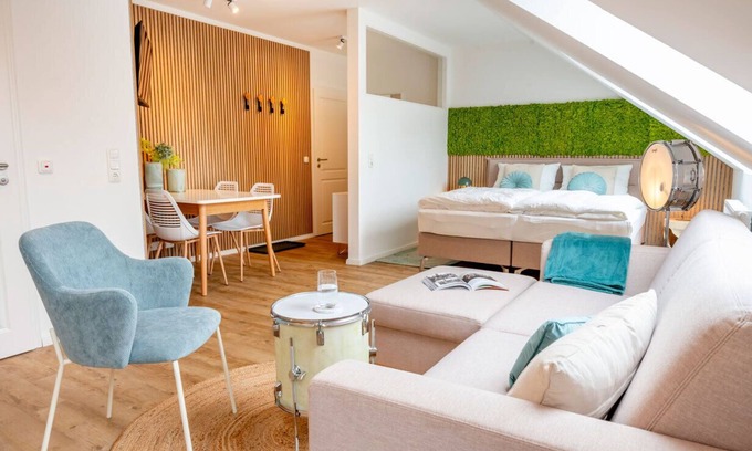 Scholderup Apartamento | Relaxed time out - Mikkey vacation apartment on the Taarstedt vacation farm in Angelit