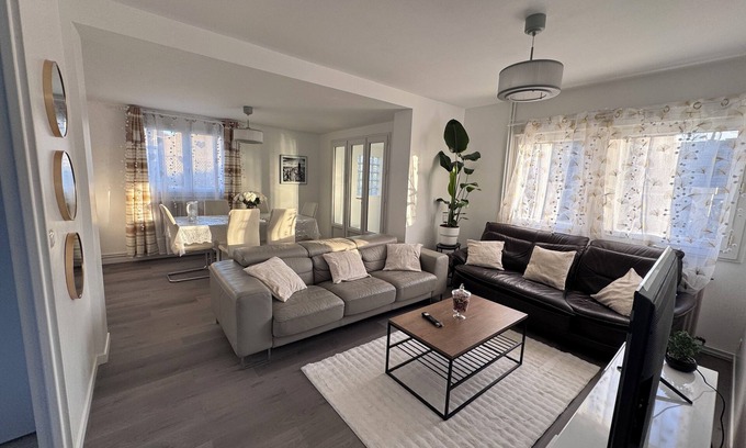 Garges-les-Gonesse Casa | Relaxation and comfort in a quiet cul-de-sac