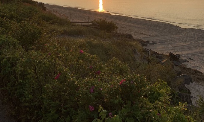 Shoreham Casa | Relaxing Beach Front with deck and fire pit perfect for the family