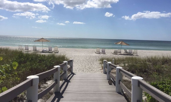 Longboat Key Condominio | Retiro relajante junto a la playa en Longboat Key