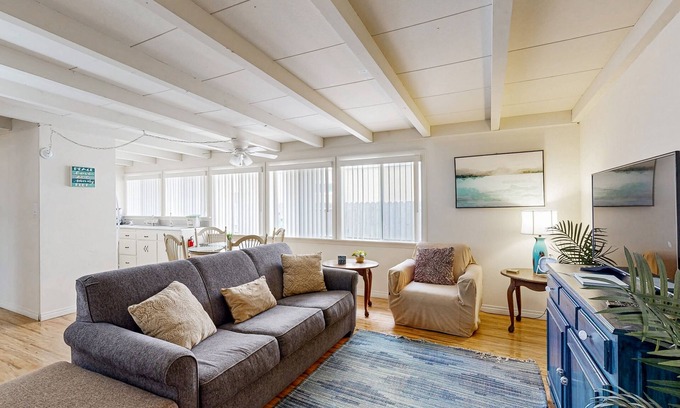 Pierpont Bay Casa | Relaxing duplex w/ private fenced patio - 200 feet to Pierpont Beach