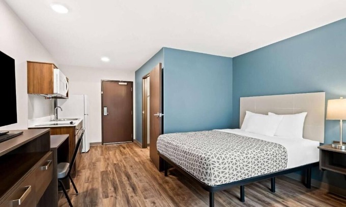 Dupont Hotel | Relaxing Retreat: Unit with Full Kitchen & Dedicated Work Area | Free Parking