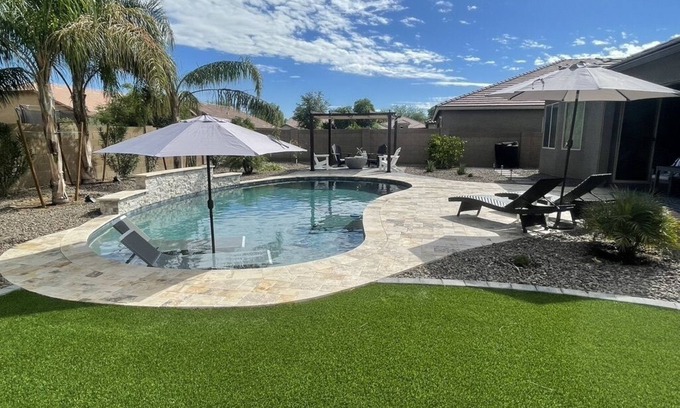 Waddell Casa | Relaxing Retreat w/ Heated Pool, near Golf, Hiking, Sports Stadiums and more…