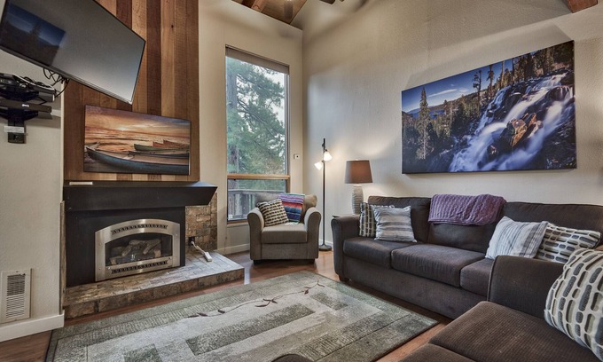 Lake Forest Casa | Tahoe lakeside complex - Dollar Pt / Tahoe City Area - Playa privada, Piscina, Tenis