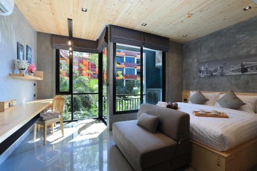 Nai Harn Apartamento | Relife Windy by Holy Cow, studio with sofa-bed