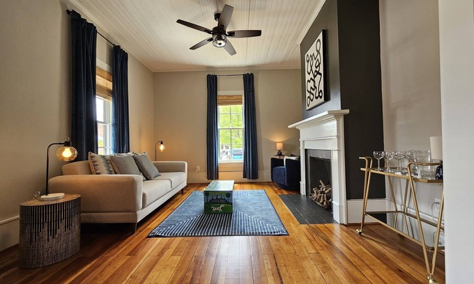 Winston - Salem Casa | Remodeled historic home! Steps away from dining & shops - Easy walk to Old Salem