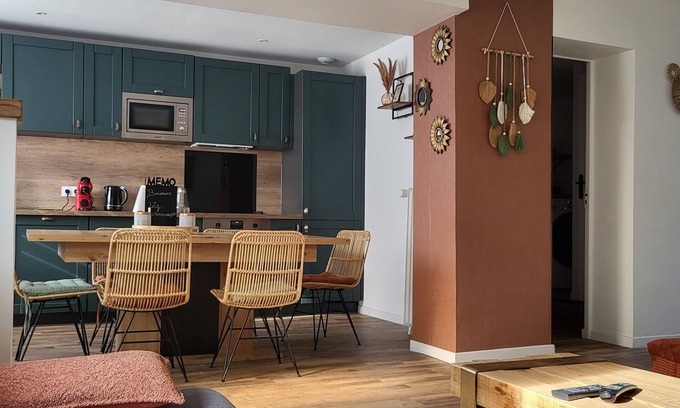 Bailly-Romainvilliers Casa | Renovated and elegant Ledoux Land house near Disney and 45 min from Paris