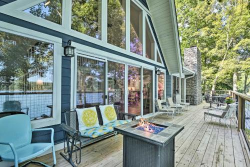 Big Creek Casa | Renovated Lakeside Home with Private Boat Dock!