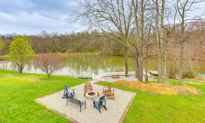Logan Casa | Renovated Logan Home with Pond and Fire Pit