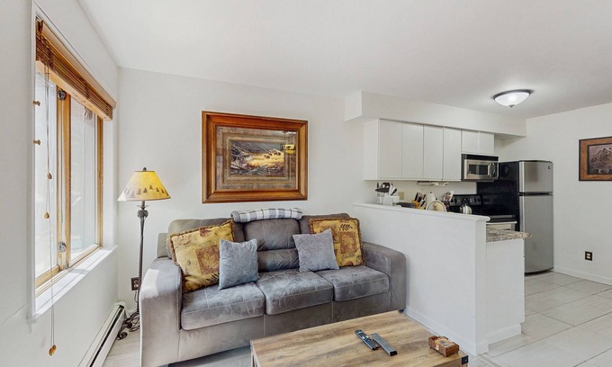 Four O'Clock Condominio | Ski-in / ski-out condo w / jacuzzi y sauna compartidos - caminar a los ascensores, 2 perros OK!