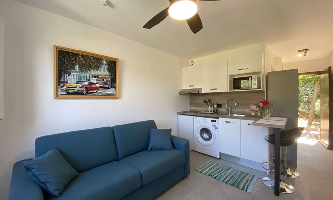 Les Issambres Apartamento | Estudio renovado con piscina y aparcamiento, Les Issambres