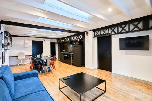 Tourcoing Apartamento | Renovated two-bedroom loft veranda