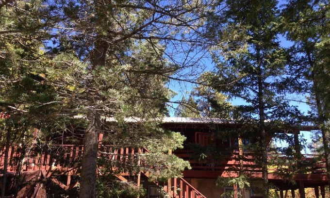 Cloudcroft Cabina | MAGNÍFICA VISTA CERRADA AÚN EN CLOUDCROFT EN LOS ÁRBOLES ABY LODGE CAMPO DE GOLF