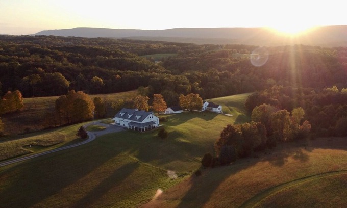Berkeley Springs Casa | Rent the Estate! Sleep up to 20 with no bunk beds. 120 acres and two houses.