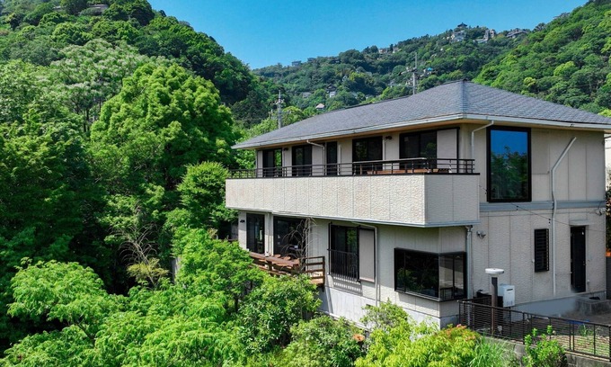 Atami Casa | Rental villa with tree terrace and natural hot springs with ocean views in all rooms / Atami Shizuoka