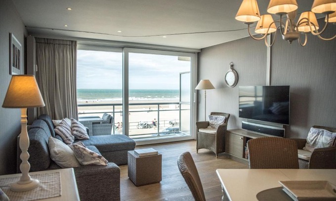 Middelkerke Apartamento | Res Helix 1slp kamer app Zeezicht en Parking
