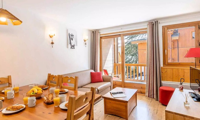Pralognan-la-Vanoise Apartamento | Residencia Les Jardins de la Vanoise - Apartamento de tres habitaciones para 6 personas