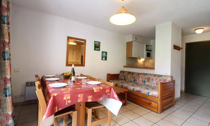 Termignon Apartamento | Residence Le Petit Mont Cenis - 2 Rooms for 6 People