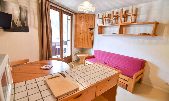 Valloire Apartamento | Residence Le Thymel - Studio cabin 3 people 2* exposed East
