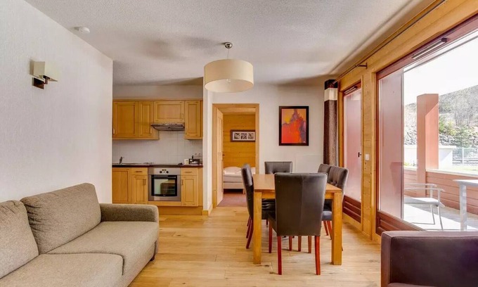 Vallorcine Apartamento | Les Portes du Mont Blanc - 3 Piezas 5/6 Personas