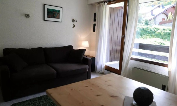 Valloire Apartamento | Residence Plan Soleil - Studio cabin 4 persons 1* West exposure