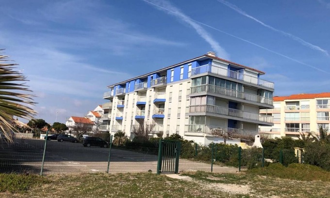 Saint-Hippolyte Apartamento | Résidence Port Plage 2 with sea and Canigou views