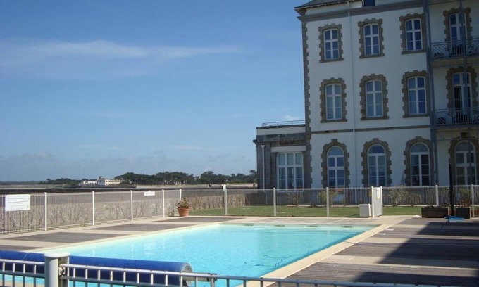 Le Croisic Apartamento | Residencia Saint-Gcustan, piscina y acceso directo a la playa.