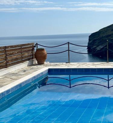 Andros Town Casa | Residence Sineti Beach sea view maisonette