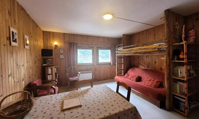 Bonneval-sur-Arc Apartamento | Residence Trolle-soldanelle - Apartment 4 functional people